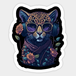 cheetah print Sticker